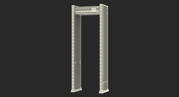 3D модель Рамка металлоискателя для аэропорта - TurboSquid 1292004