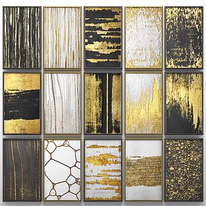 paintings gold walls model