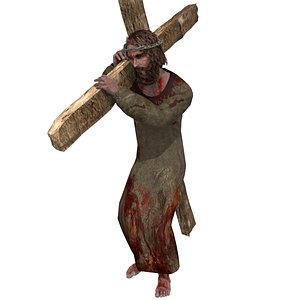 rigged jesus christ 3d 3ds