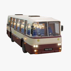 Autosan H9 old classic city bus 3D model