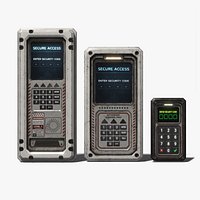 Sci-Fi Security Keypads