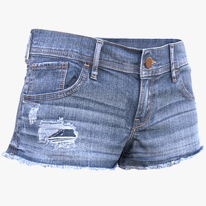 Denim Shorts 94 - All MH Bodies  UE5 Skeletons - Rigged