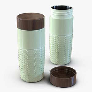 travel mug green 3d 3ds