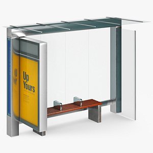 bus stop 3D