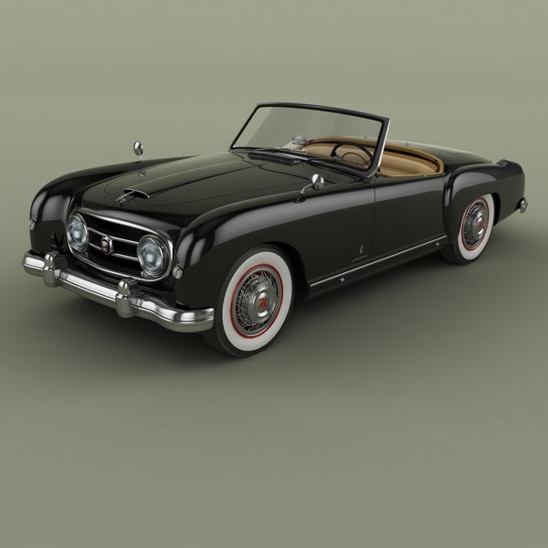 1952 nash healey pininfarina model - TurboSquid 1610566