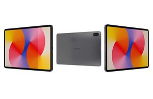 3D model Huawei MatePad SE 11 Gray Low Poly