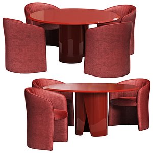 Gallotti and radice manto  dining set 1 d700 3D model