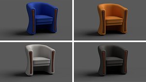 Modern Armchair 3D model