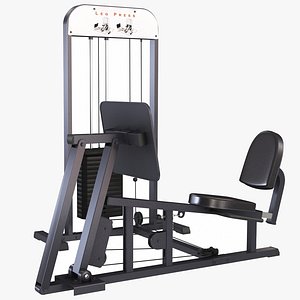 3D GYM Leg Press Machine model