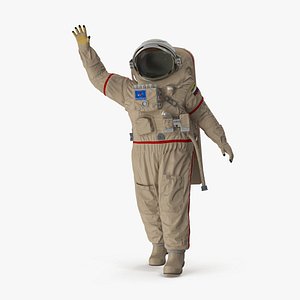 Russian Astronaut Spacesuit Orlan MK Rigged for Maya