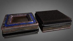 3D vintage processor