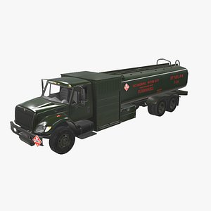 navistar international 7400 refueler 3D model