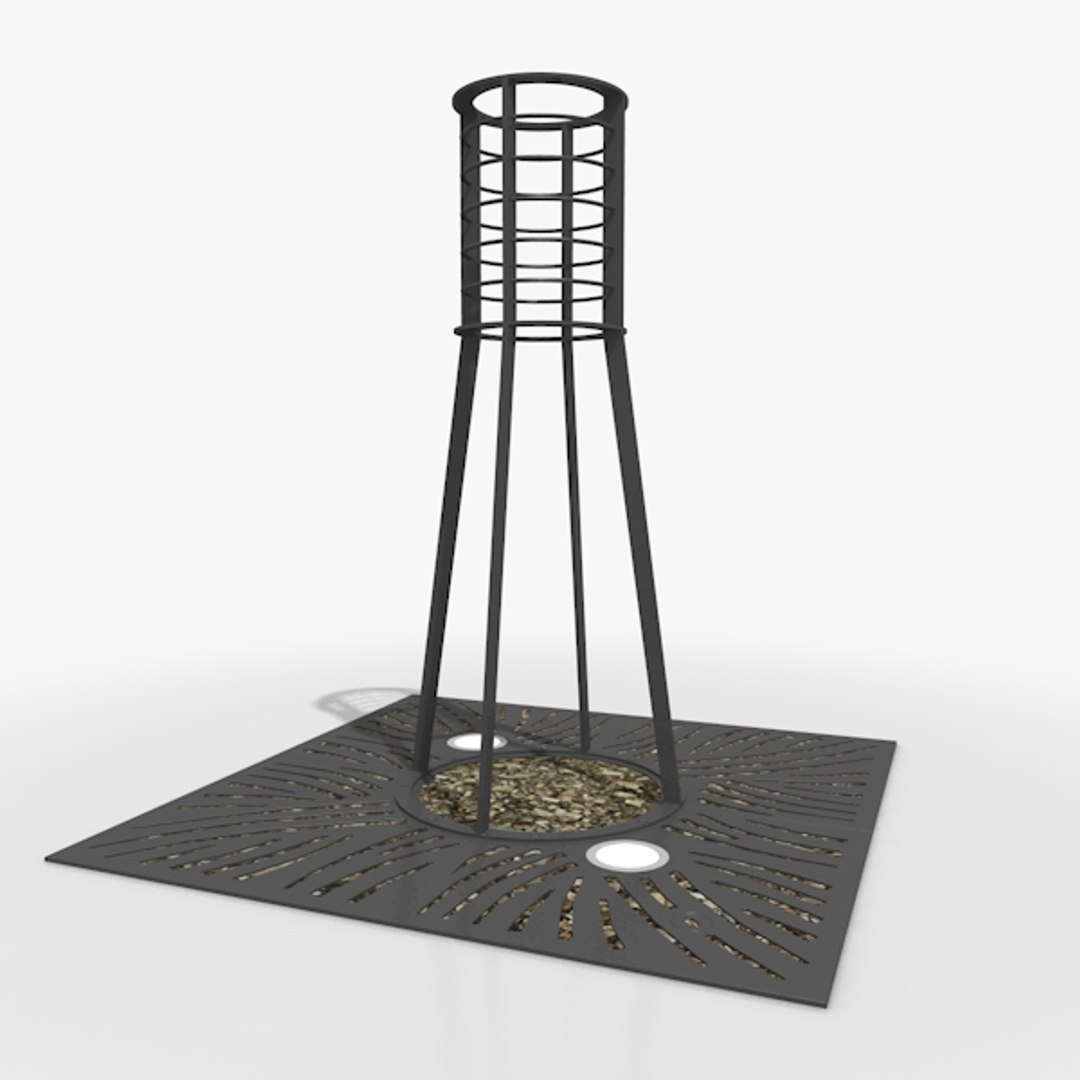 3d Model Tree Grate