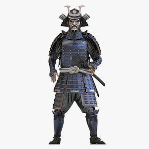 samurai armor 3D model