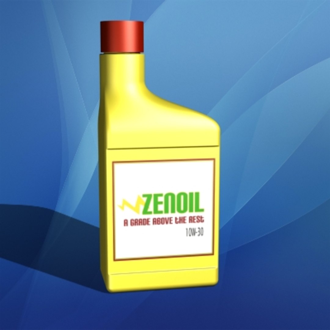 engine oil quart container 3d 3ds