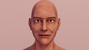 3D realistic male character with rig