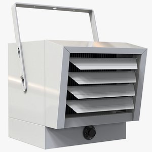 garage heater 3D model