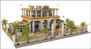 3D model bank bahamas