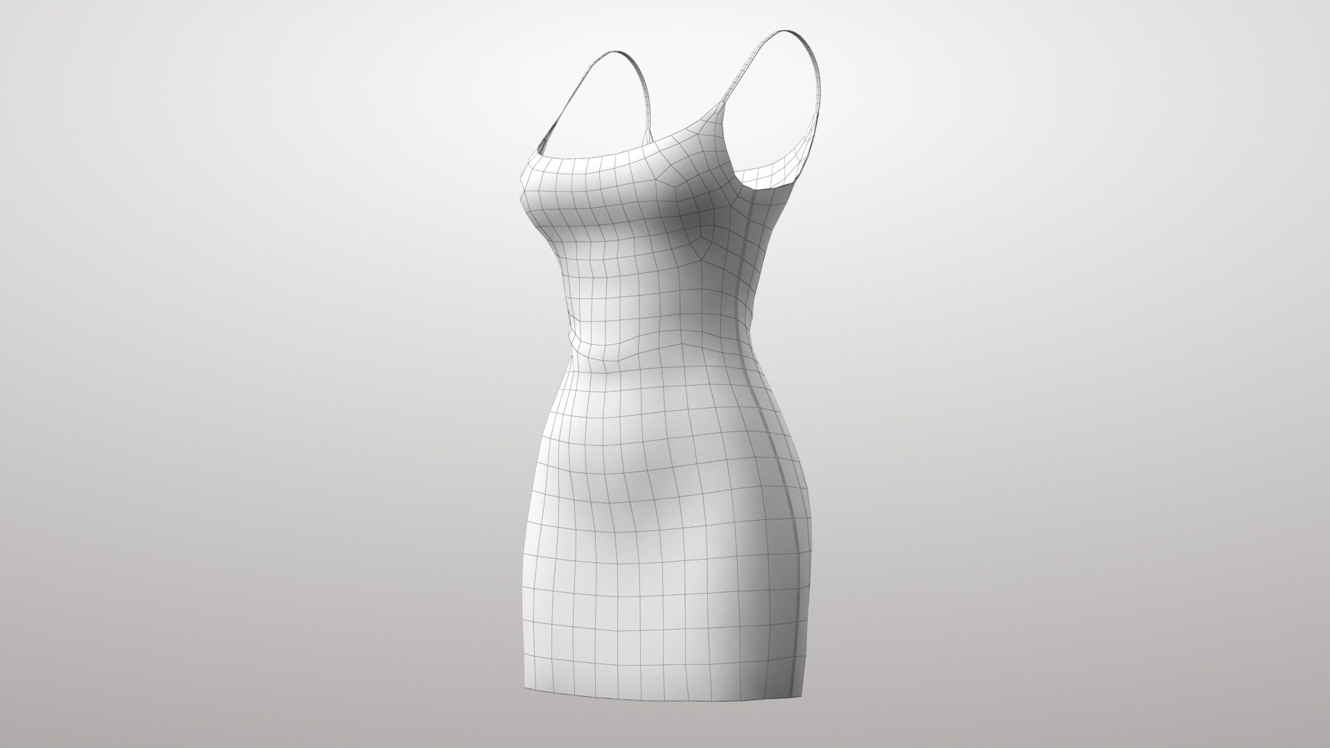 3D Small Black Dress 02v PBR Model - TurboSquid 2069271