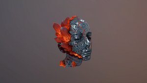 Female Gem Fantasy Bust