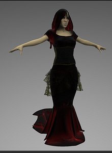 hooded witch female ma