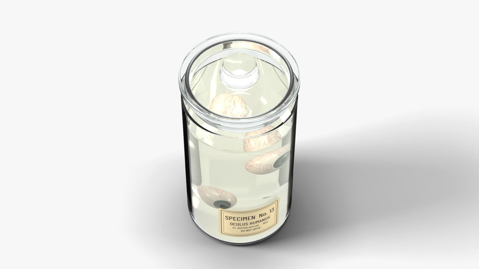 Specimen Jar with Floating Eyeballs - Horror Asylum Prop 3D model https://p.turbosquid.com/ts-thumb/4z/hW0HJI/sE/shot3/jpg/1792263539/1920x1080/fit_q87/ab23317019c003eee796019d0bcc6b52bd80b47e/shot3.jpg