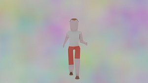 rigged character : model
