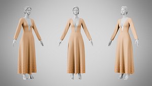 Dress 35 Fawn model