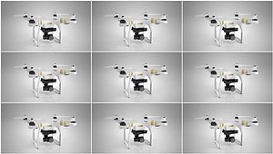 3D Leprechaun drone DJI drone Xiaomi drone Toy drone Civilian drone Small drone drone model