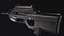 FN F2000 Assault Rifle 3D model