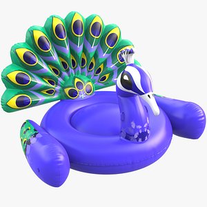 3D Giant Inflatable Peacock Float