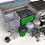 refuse kit bins 3d model