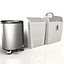 refuse kit bins 3d model