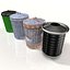 refuse kit bins 3d model