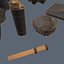 refuse kit bins 3d model