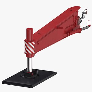 Crane Outrigger Large 03 Red