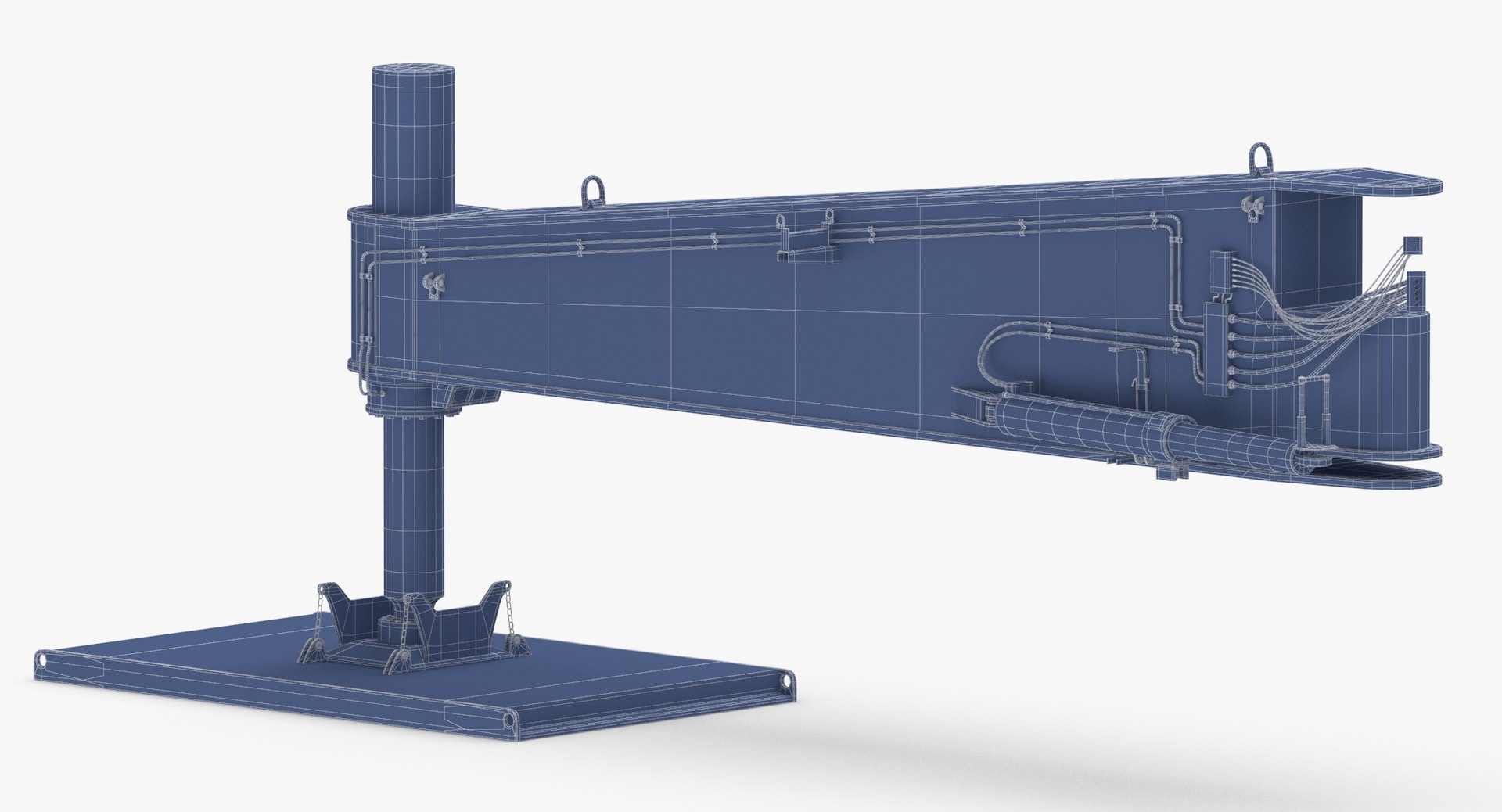 Crane Outrigger Large 03 3D Model - TurboSquid 1680021