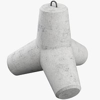 Concrete Tetrapod