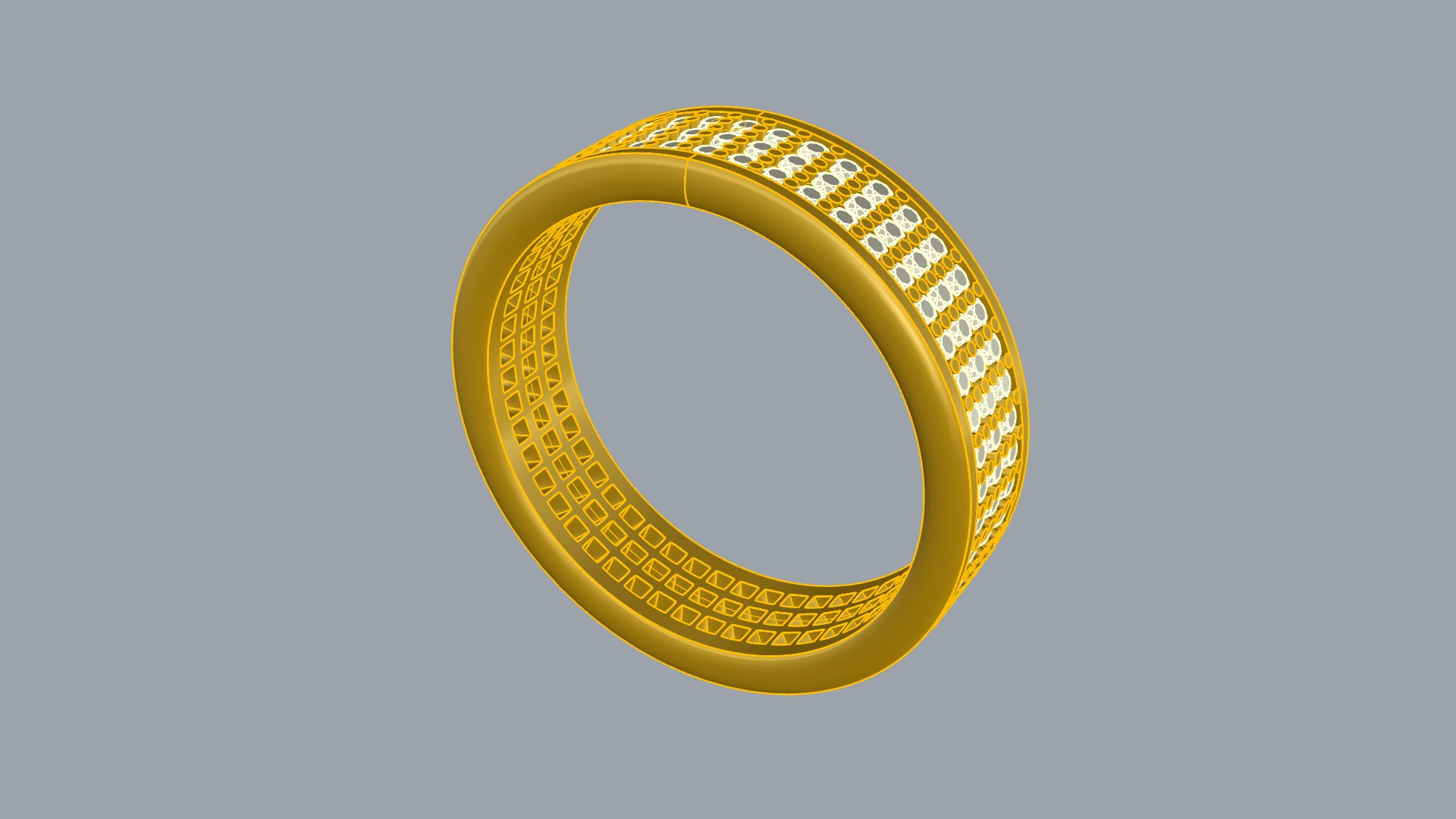 Dazzling Grid Pave Ring JDBCo 3D Model - TurboSquid 2344448