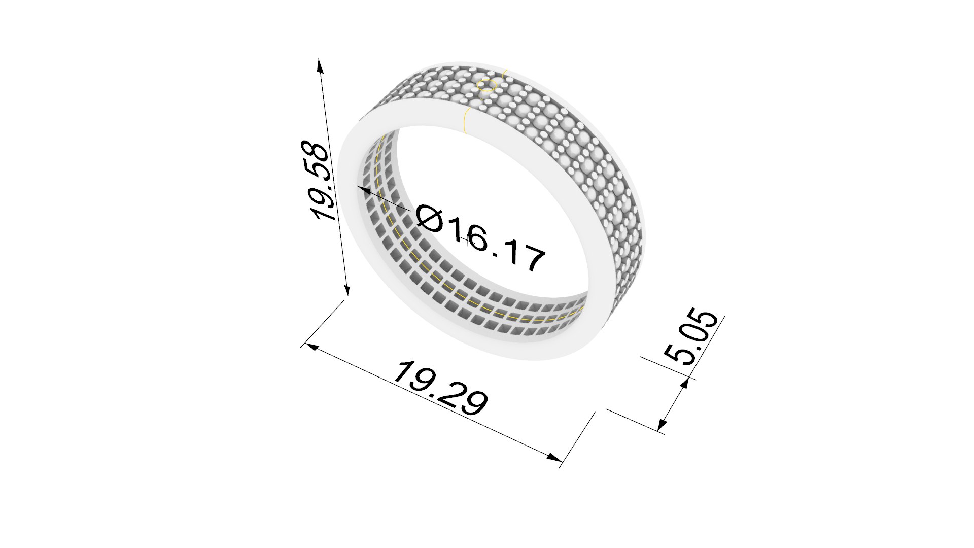 Dazzling Grid Pave Ring JDBCo 3D Model - TurboSquid 2344448
