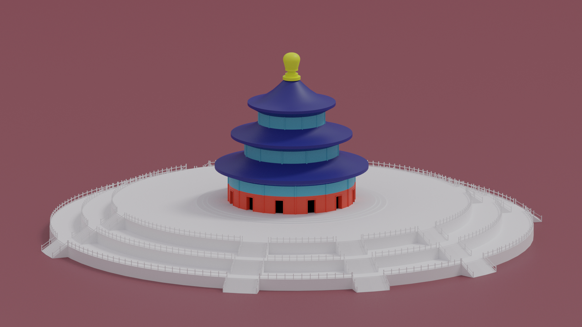 CubicFun Puzzle 3D Tempio Del Cielo - Pechino, Cina - Modellino Architettonico Da Costruire