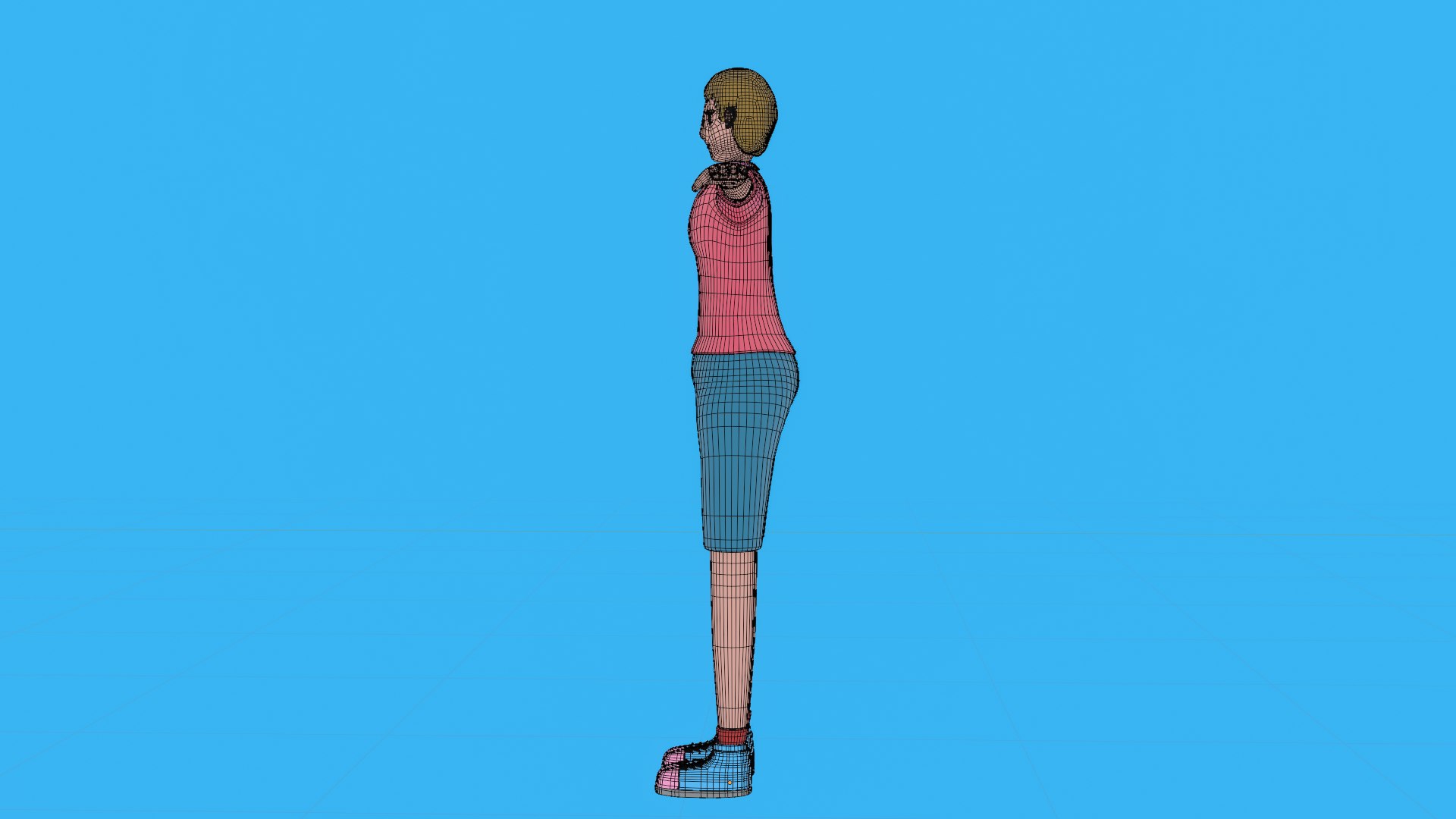 3d Woman Character Motion Model Turbosquid 1667425