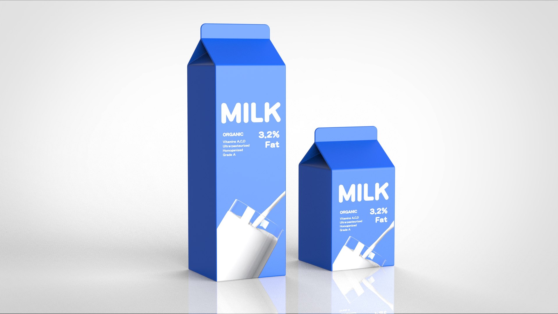 3D Milk Package - TurboSquid 1669807