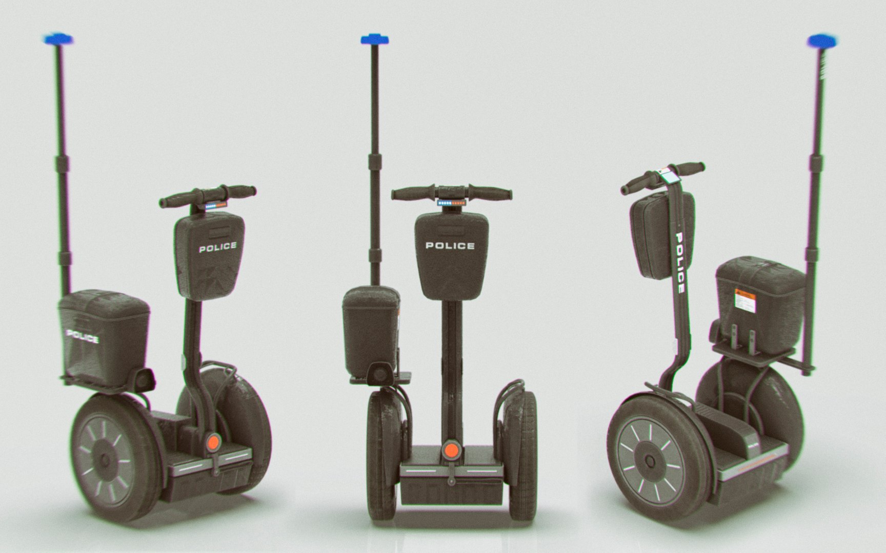 Segway Police Model - TurboSquid 1859585