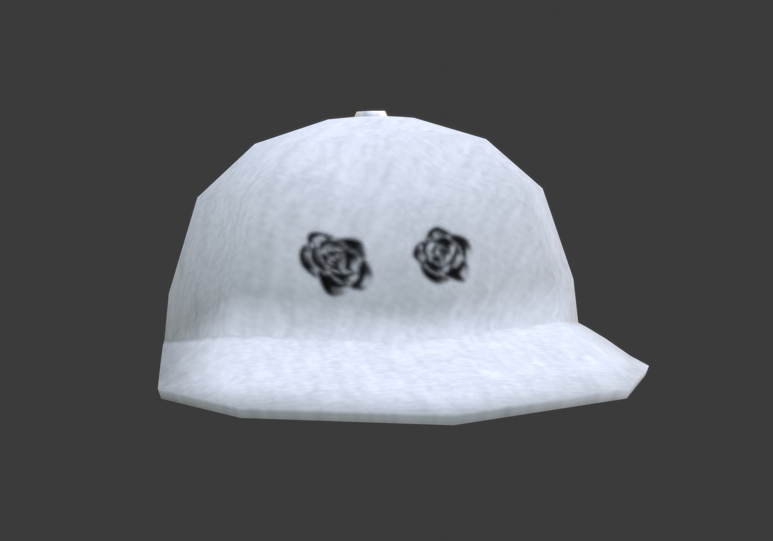 3D white cap with flower design model https://p.turbosquid.com/ts-thumb/50/N9zpAR/Xm/20003/jpg/1651721418/1920x1080/fit_q87/f5e644ad0d0bcb77fec4b66c97809cd2e022e7d8/20003.jpg