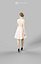 dress sideways walking 3D model