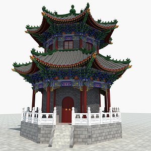 3D Chinese Pagoda 1