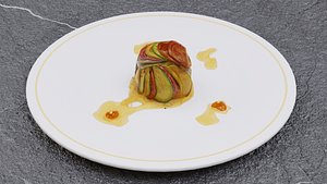 3D Ratatouille cartoon food model