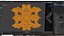 Flower with leaves - silicone or plaster mold for  printer