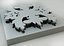 Flower with leaves - silicone or plaster mold for  printer
